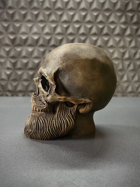 Giá treo tai nghe hình đầu lâu quý ông cực chất - File in 3D - Image 6