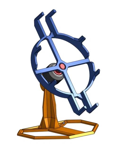 Giá đỡ điện thoại xoay tích hợp sạc không dây in 3D tiện lợi - Image 1