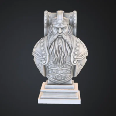 Tượng Bán Thân Chiến Binh Bắc Âu – Mô Hình Trang Trí Hộ Vệ Viking