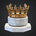 Royal Crown Display – Mô hình Vương miện thời trung cổ tinh xảo - Thumbnail 1