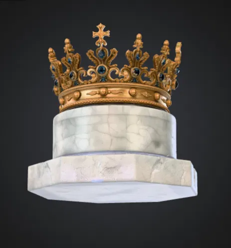 Royal Crown Display – Mô hình Vương miện thời trung cổ tinh xảo - Image 3