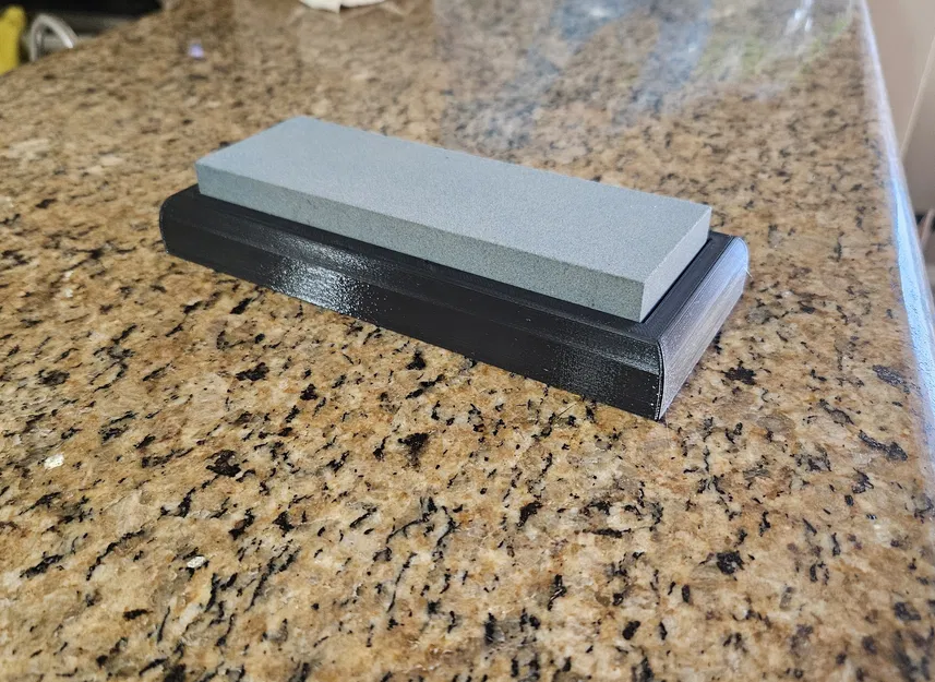 Khay Đỡ Đá Mài Dao 50x150mm - Phụ Kiện Bếp 3D Tiện Dụng - Image 1