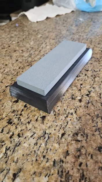 Khay Đỡ Đá Mài Dao 50x150mm - Phụ Kiện Bếp 3D Tiện Dụng - Image 2