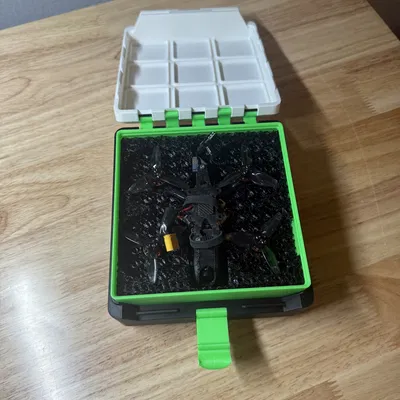 Hộp bảo vệ AlfaRC Cub-AIO 2in FPV kèm đệm TPU