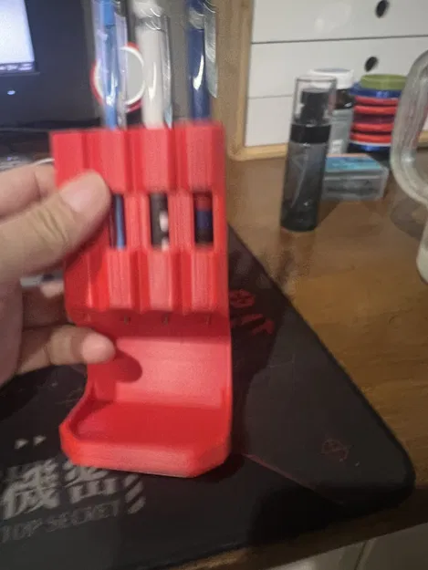 Ống cắm bút để bàn thông minh chống chạm đầu (Phiên bản 3 & 4 ngăn) - Image 3