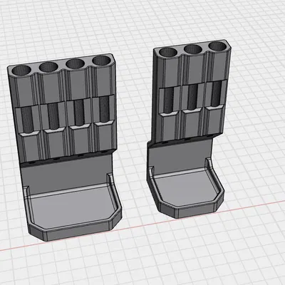 Ống cắm bút để bàn thông minh chống chạm đầu (Phiên bản 3 & 4 ngăn)