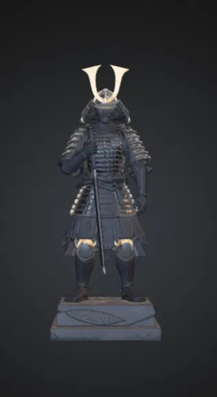 Tượng Võ Sĩ Samurai – Bộ Giáp Nhật Bản Truyền Thống - Image 1