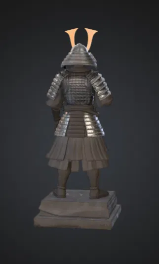 Tượng Võ Sĩ Samurai – Bộ Giáp Nhật Bản Truyền Thống - Image 3