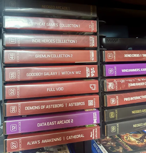 Kệ Đựng Đĩa Game Evercade - Giải Pháp Sắp Xếp Gọn Gàng Bằng In 3D - Image 1