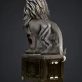 Tượng Sư Tử Hộ Vệ Hoàng Gia - Heraldic Lion - Thumbnail 2