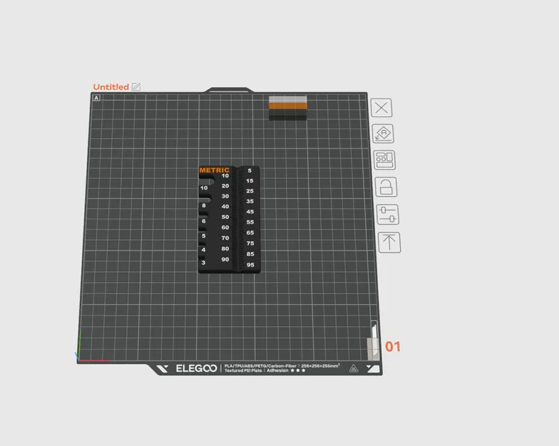 Thước đo bu lông, ốc vít M3-M10 dành cho sửa chữa xe đạp - Image 1