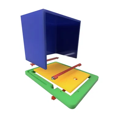 Bẫy Chuột Kiểu Cầu Lật Gắn Nắp Thùng (Walk-the-Plank)