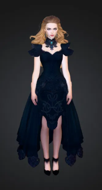 Quý cô Gothic trong bộ váy dạ hội – Nữ quý tộc giả tưởng - Image 1