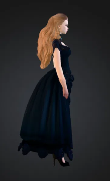 Quý cô Gothic trong bộ váy dạ hội – Nữ quý tộc giả tưởng - Image 2