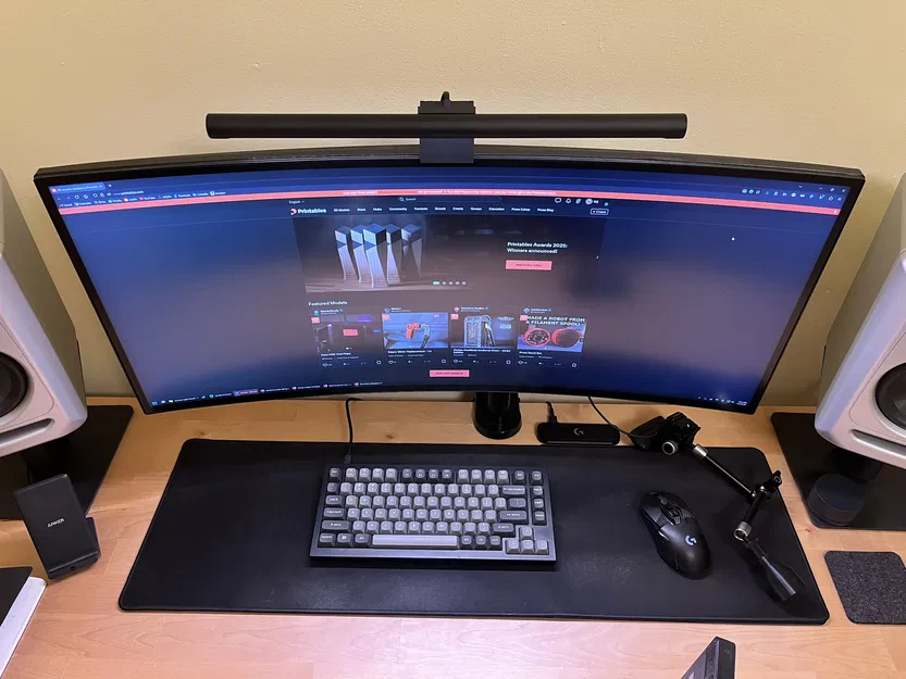 Ngàm gắn Webcam/Lightbar cho màn hình Ultrawide LG34GK950G - Image 7