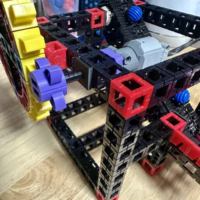 Đế gắn động cơ và bánh răng tương thích LEGO cho Rokenbok