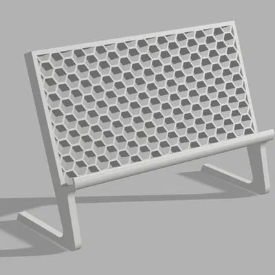 Giá đỡ điện thoại để bàn thiết kế tổ ong đơn giản in 3D