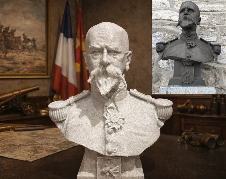 Tượng bán thân Charles-Marie-Étienne Champion Dubois de Nansouty - Image 1