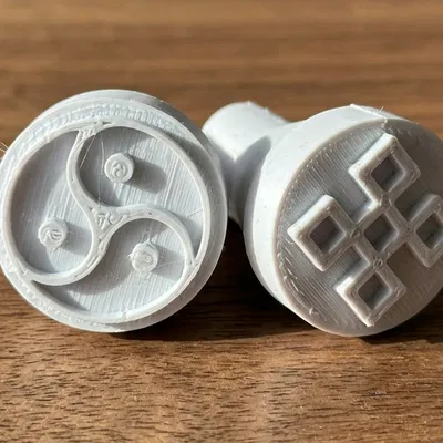 Bộ con dấu Sakha in 3D với biểu tượng văn hóa Үс кут và Биэс харах