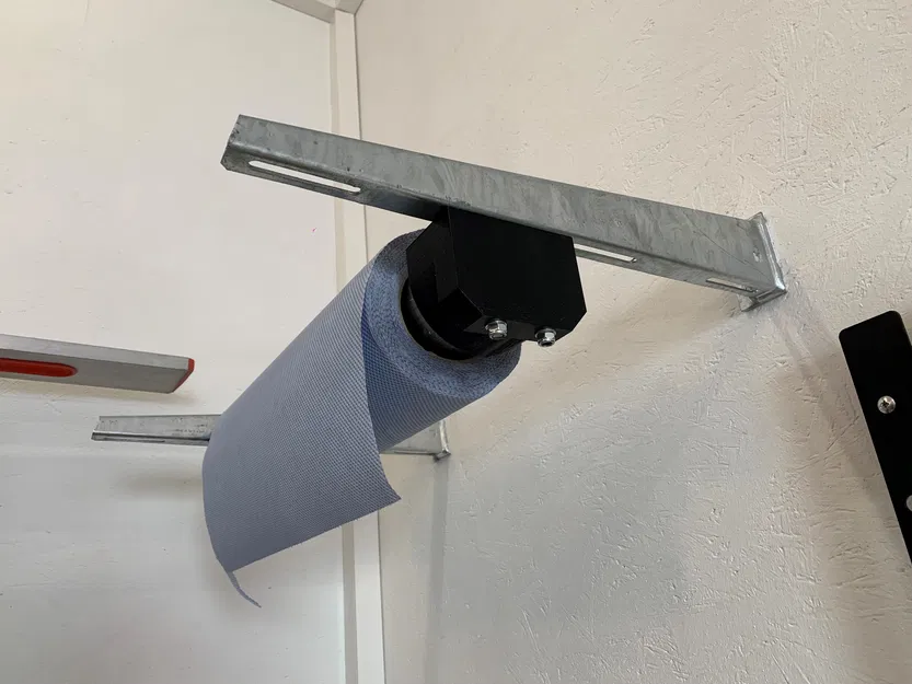 Giá đỡ cuộn giấy 'heavy duty' cứng cáp cho xưởng và garage - Image 2