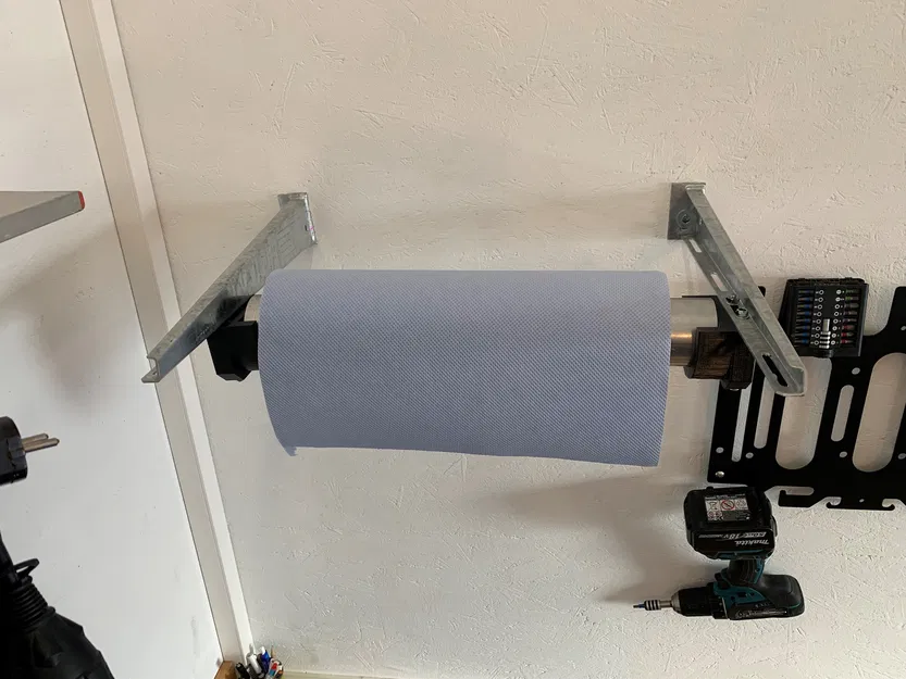 Giá đỡ cuộn giấy 'heavy duty' cứng cáp cho xưởng và garage - Image 4