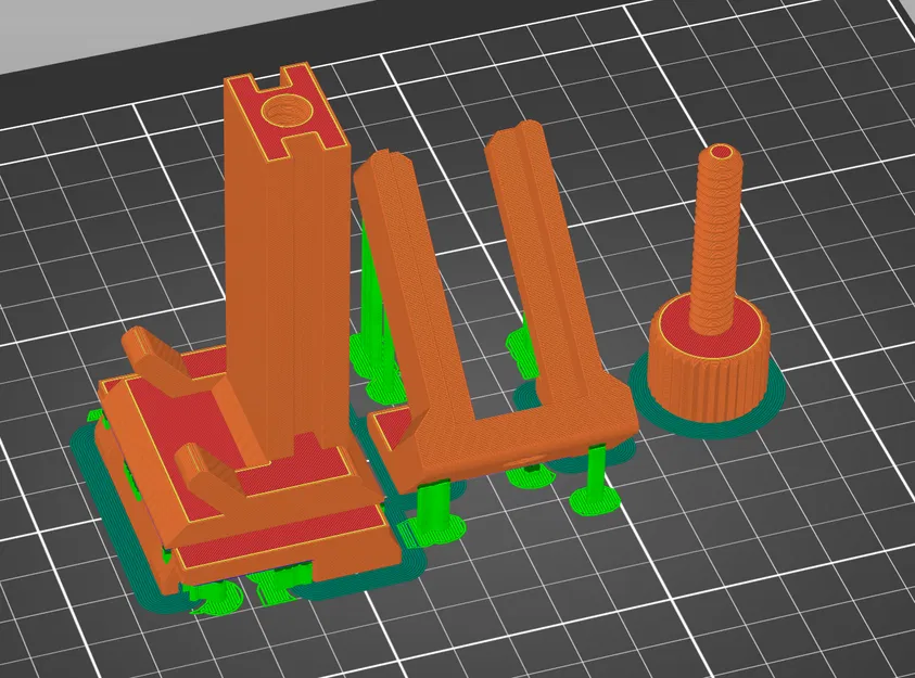 Ngàm gắn điện thoại tự in cho chân máy Manfrotto 200PL - Image 2