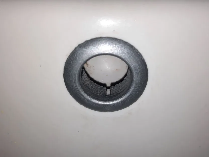 Vòng đệm trang trí lỗ thoát tràn bồn rửa mặt 22mm (In 3D) - Image 3