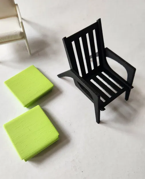 Mô hình ghế bành tối giản Glennys Chair (tỉ lệ 1:10) cực đẹp - Image 2