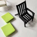 Mô hình ghế bành tối giản Glennys Chair (tỉ lệ 1:10) cực đẹp - Thumbnail 2