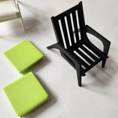 Mô hình ghế bành tối giản Glennys Chair (tỉ lệ 1:10) cực đẹp