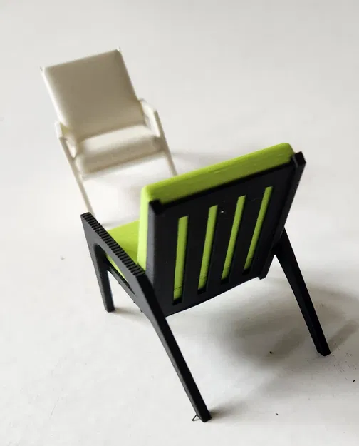 Mô hình ghế bành tối giản Glennys Chair (tỉ lệ 1:10) cực đẹp - Image 4