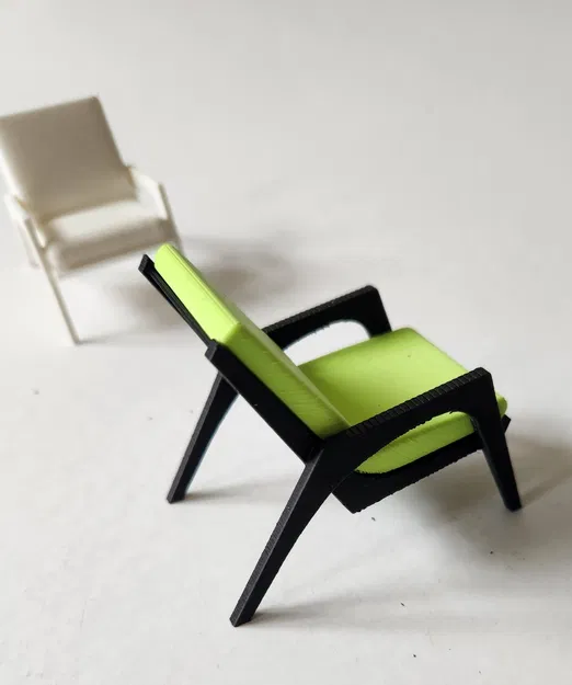 Mô hình ghế bành tối giản Glennys Chair (tỉ lệ 1:10) cực đẹp - Image 6