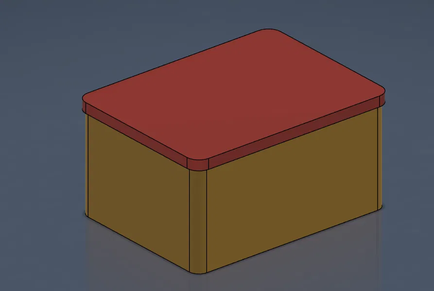 Hộp Lưu Trữ Tối Giản Hiện Đại Có Nắp (Dạng Hình Chữ Nhật Bo Tròn) - Image 1