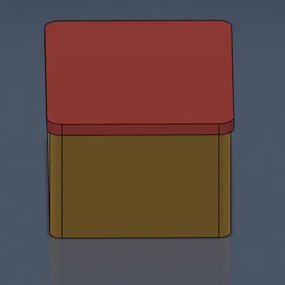 Hộp Lưu Trữ Tối Giản Hiện Đại Có Nắp (Dạng Hình Chữ Nhật Bo Tròn)