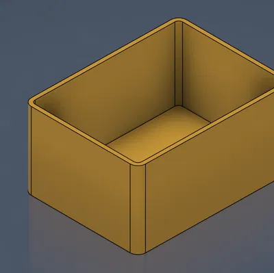 Hộp Lưu Trữ Tối Giản Hiện Đại Có Nắp (Dạng Hình Chữ Nhật Bo Tròn)