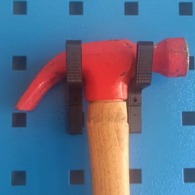 Móc treo đa năng cho bảng đục lỗ (perforated panel) in 3D