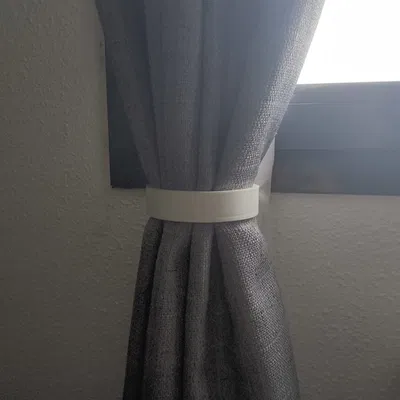 Vòng kẹp rèm cửa in 3D tiện lợi - Dễ in, dễ trang trí