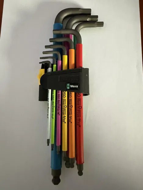 Khay Gridfinity cho bộ lục giác Wera Hex-Plus hệ Imperial - Image 2