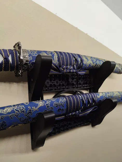 Giá treo tường cho Katana và Wakizashi - Thiết kế in 3D phong cách - Image 2
