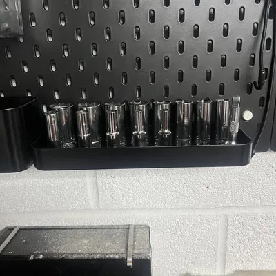 Đế gắn đầu tuýp 3/8 inch cho kệ kim loại IKEA Skadis