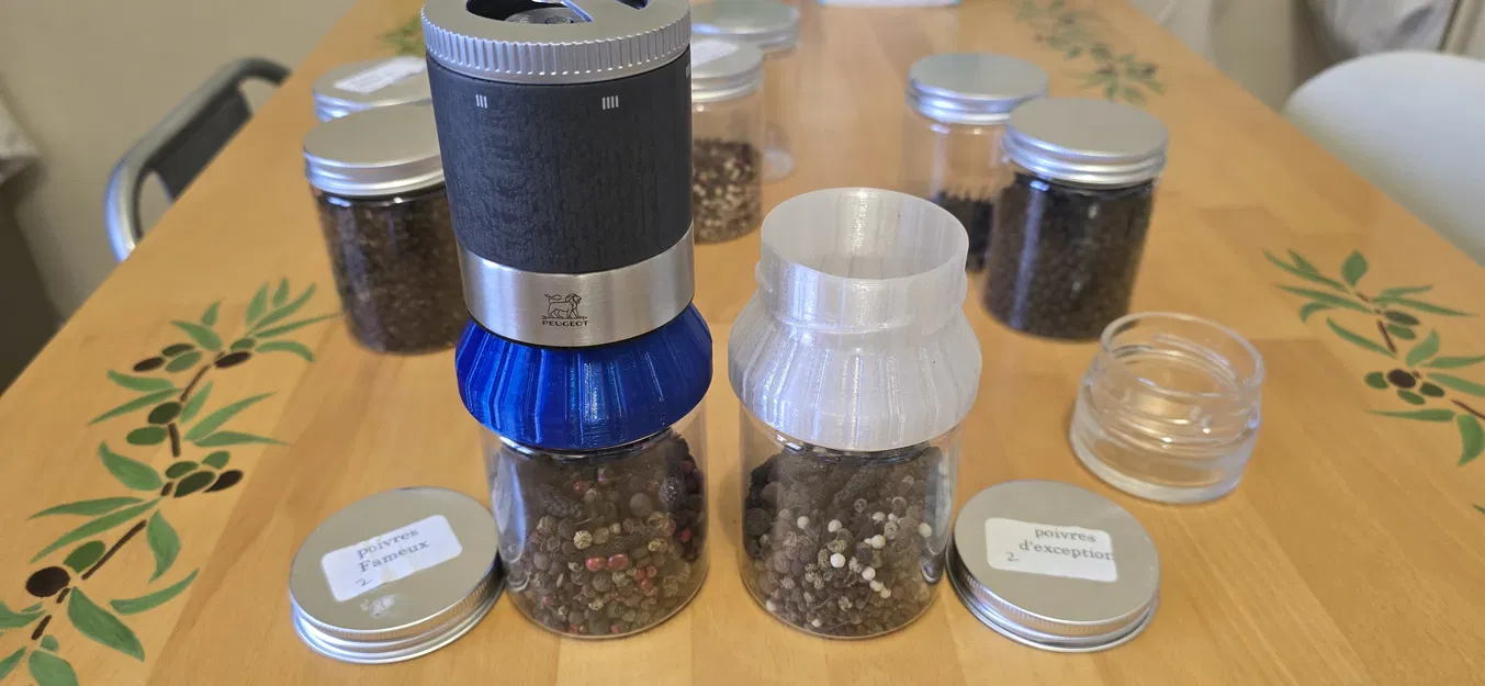 Ngàm chuyển đổi hũ 250ml cho máy xay tiêu/muối Peugeot Maestro - Image 4