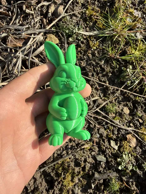 Mô hình thỏ và trứng Phục sinh trên thảm cỏ - Image 5