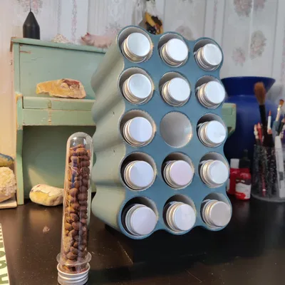 Ống đựng cà phê / ống nghiệm. Giá để đồ bàn làm việc / Dụng cụ cầm tay