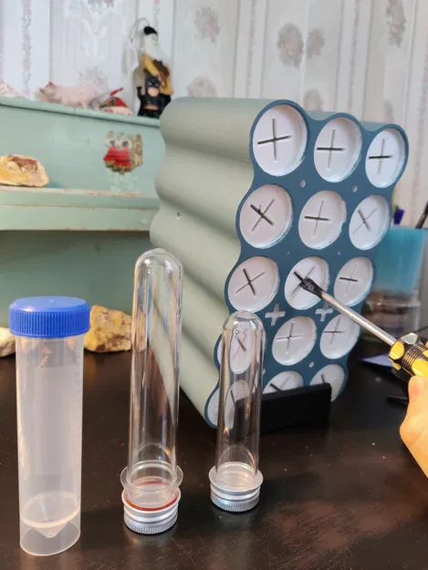 Ống đựng cà phê / ống nghiệm. Giá để đồ bàn làm việc / Dụng cụ cầm tay - Image 5