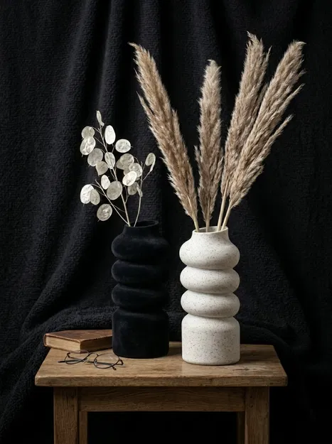 Mẫu bình hoa Japandi tối giản in 3D không cần support - Image 1