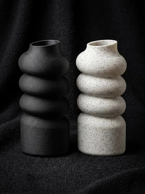 Mẫu bình hoa Japandi tối giản in 3D không cần support - Image 2