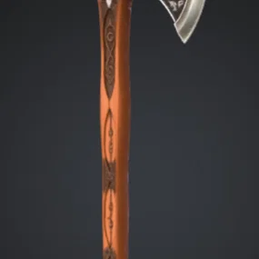 Rìu Chiến Viking Họa Tiết Tinh Xảo – Vũ Khí Giả Tưởng Trang Trí