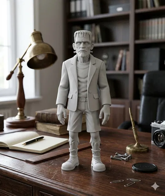 Mô hình Frankenstein trưng bày cực chất cho tín đồ phim kinh dị - Image 1