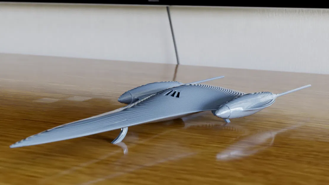 Mô hình phi thuyền J-Type 327 Nubian Star Wars in 3D - Image 1