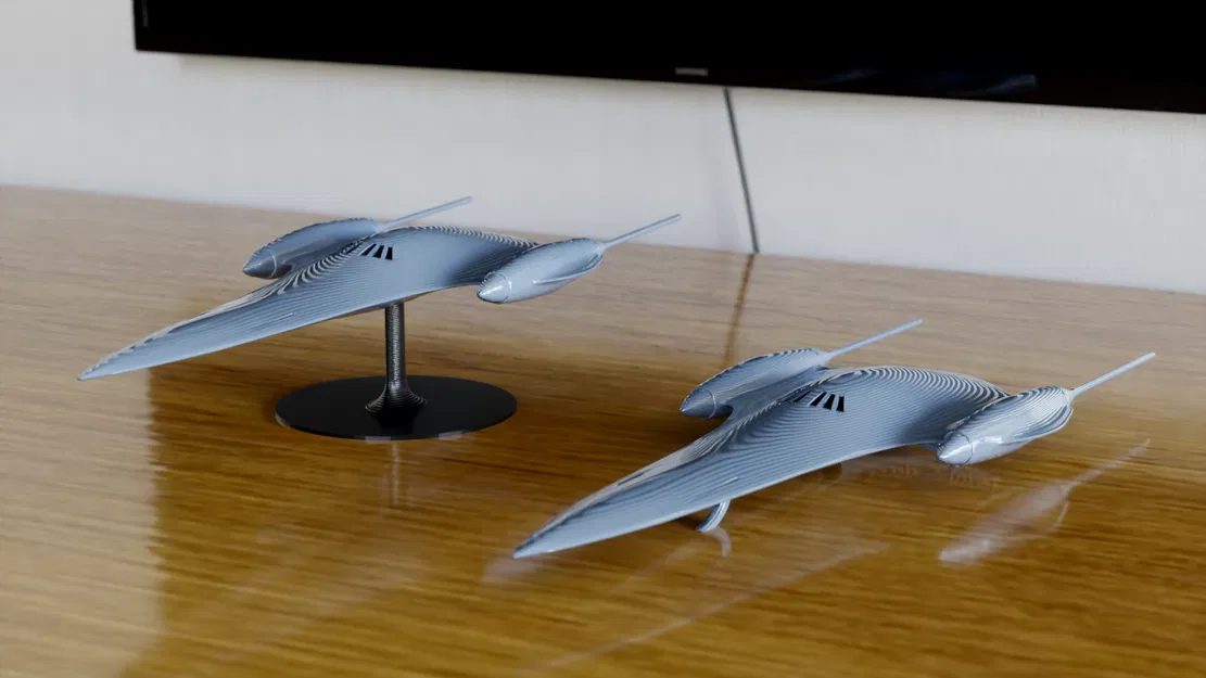 Mô hình phi thuyền J-Type 327 Nubian Star Wars in 3D - Image 2